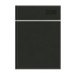 Naptár, tervező, B5, heti, TOPTIMER, "Young", fekete-fehér