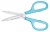 Olló, általános, 17,5 cm, PLUS "Fitcut Curve", világoskék